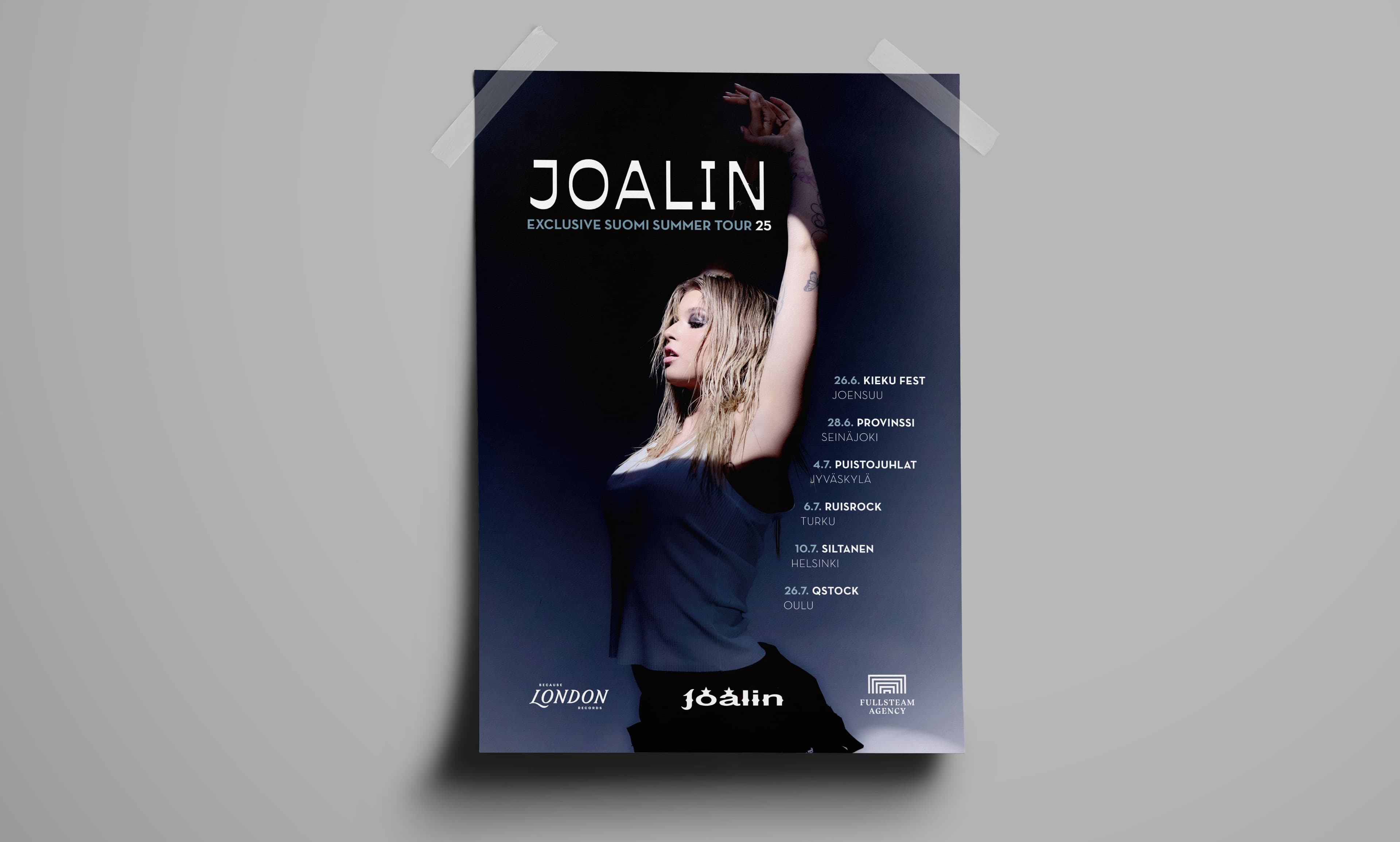Joalin exclusive Suomi summer tour 2025